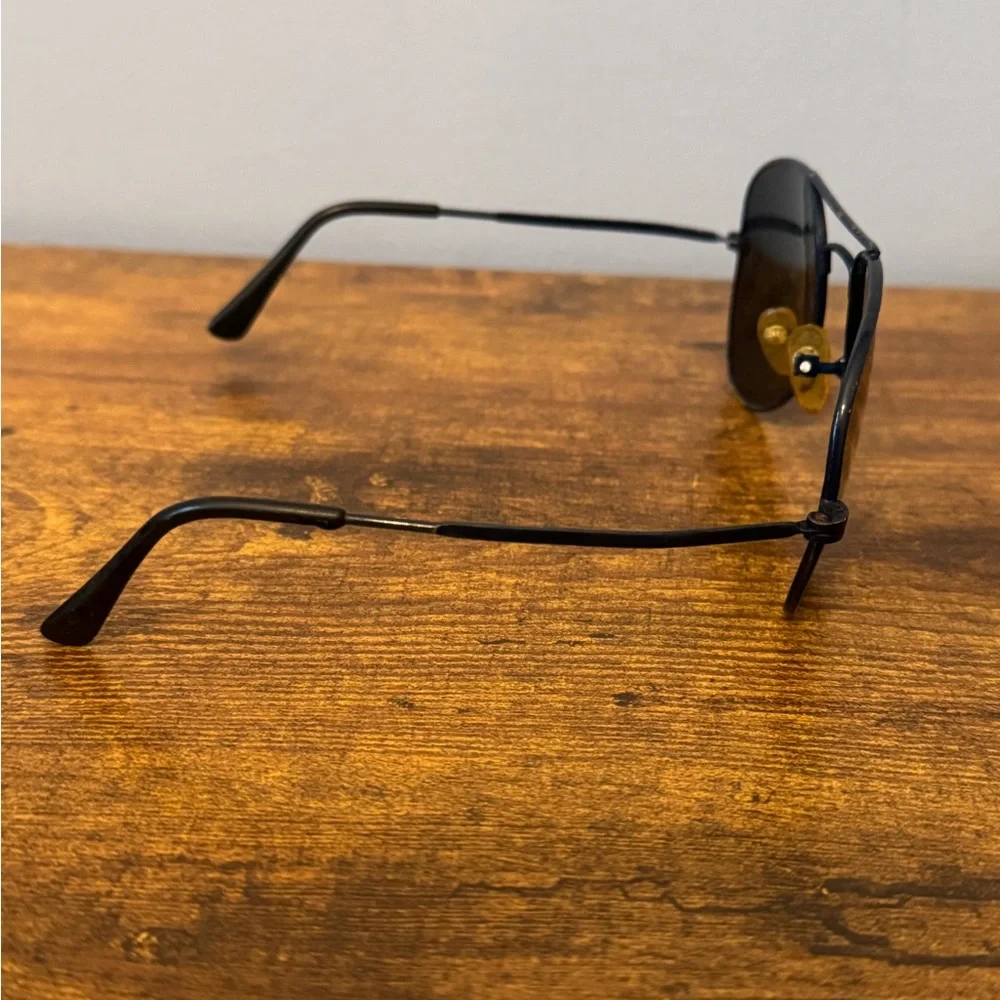 Vintage Michigan Wolverines Go Blue Aviator‎ Sunglasses Metal Frame NCAA Fan